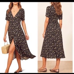 Reformation Locklin Midi dress